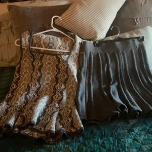 A beautiful only worn once Cabo winter skirt and top